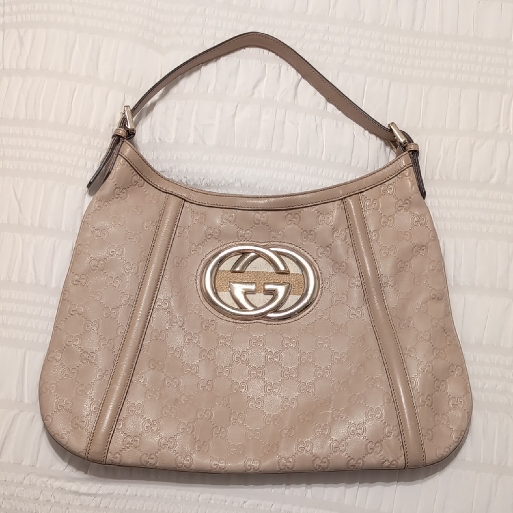 Authentic Gucci GG Leather Bag